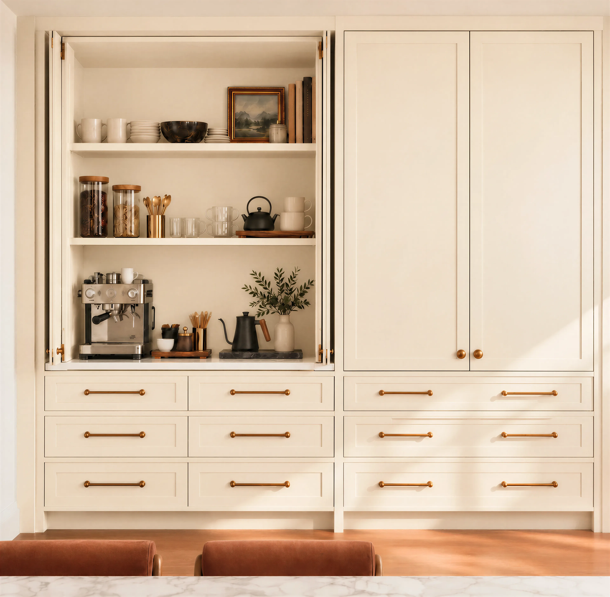 Appliance Garage Wall — Marion residence