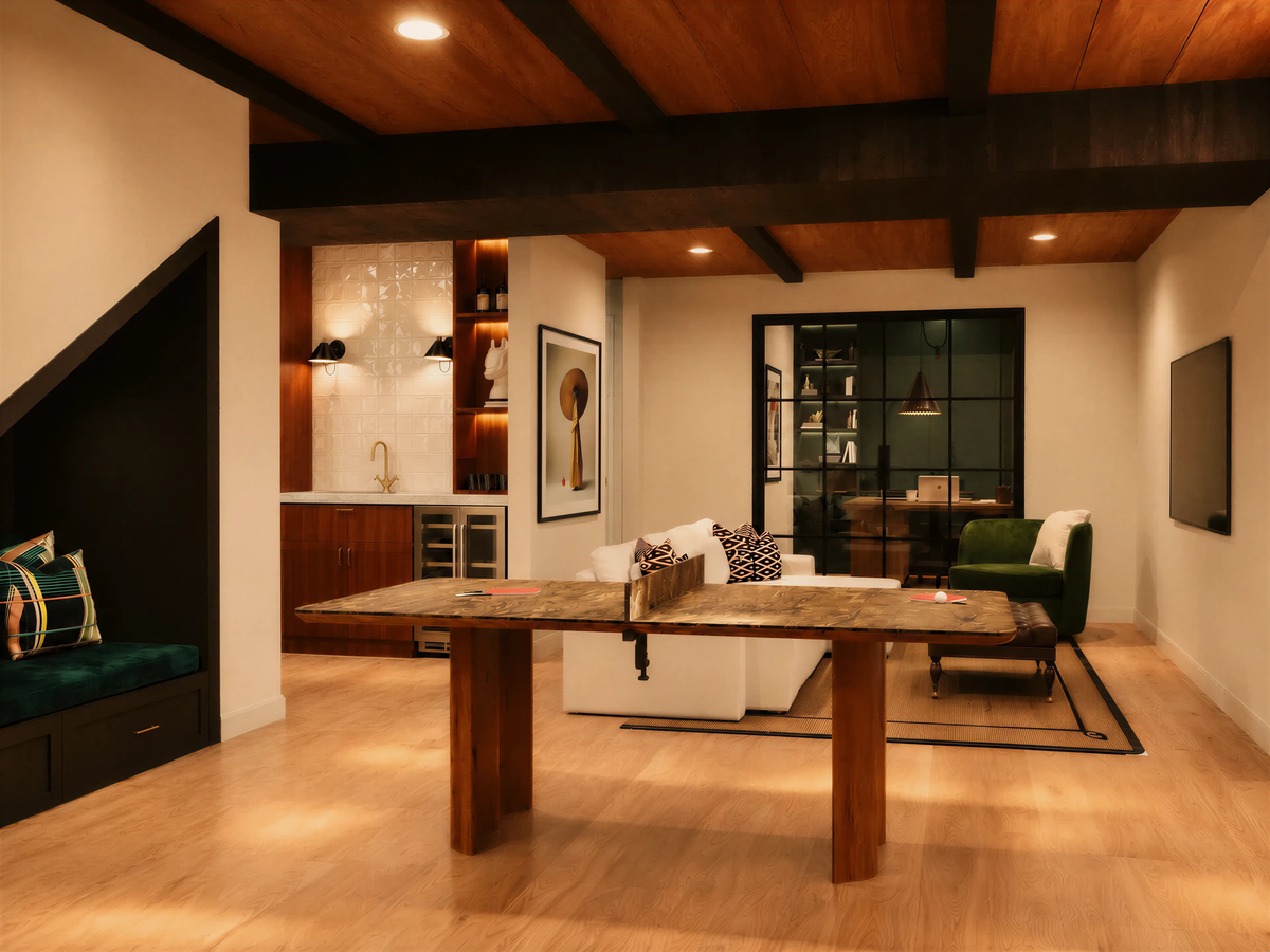 Lower Level — Marion residence