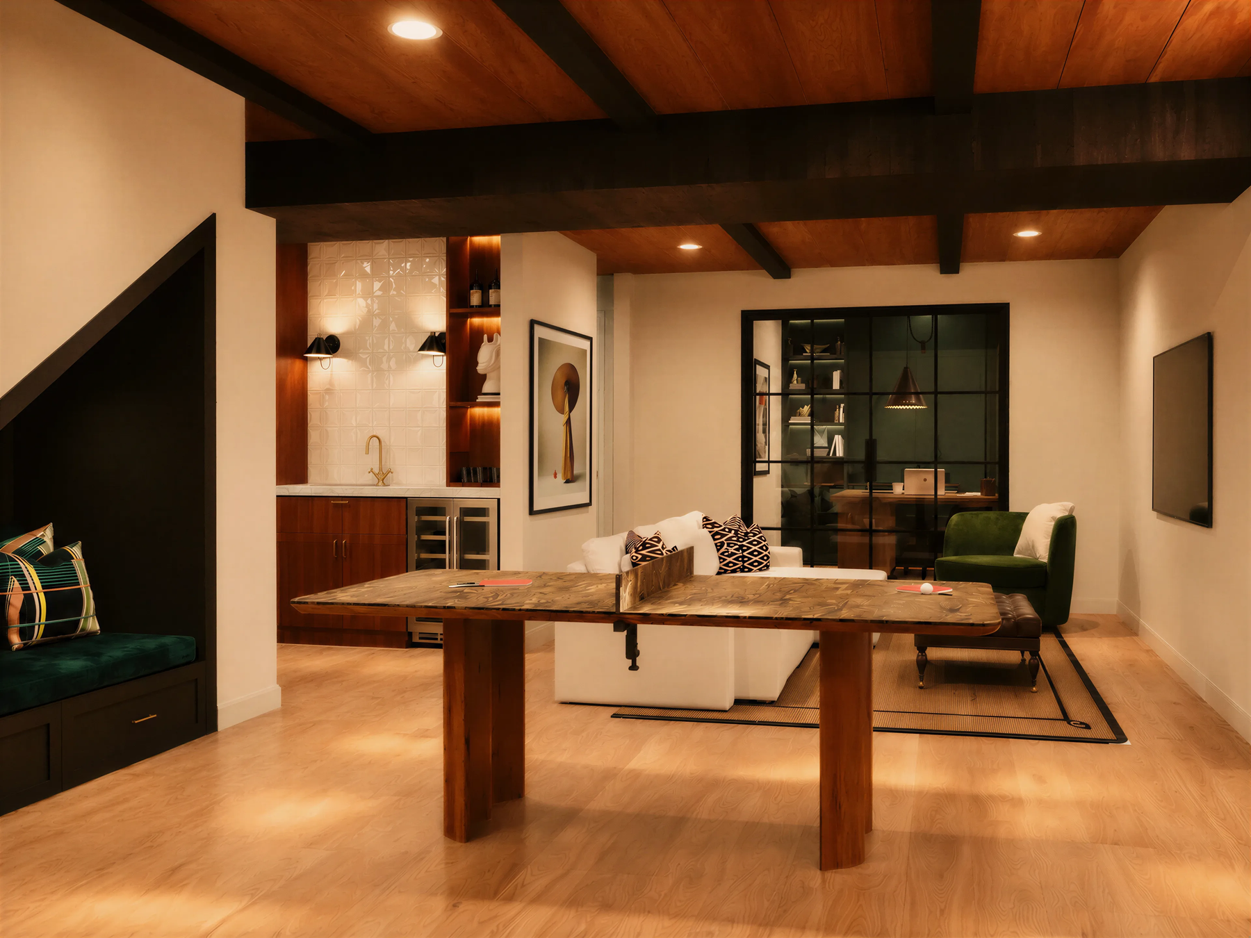 Lower Level — Marion residence