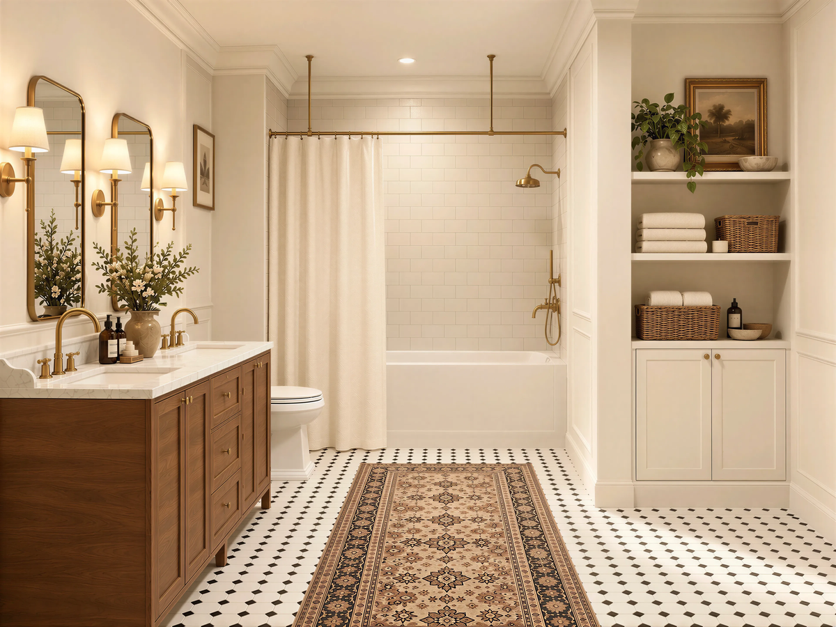 Shared Bathroom — Marion residence